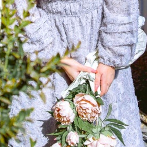 NWT beautiful XL gown in lavender gray - Picture 7 of 7